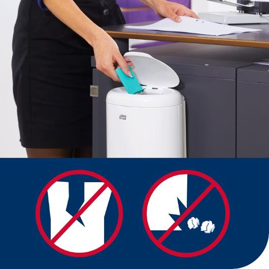 Hygienepose Tork Sanitet B3 Sort (1000 stk)