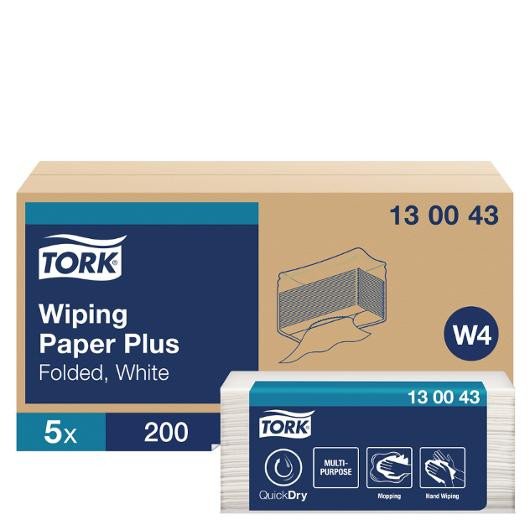 BildeKlut Tork Premium W4 Plus Hvit (200 stk)