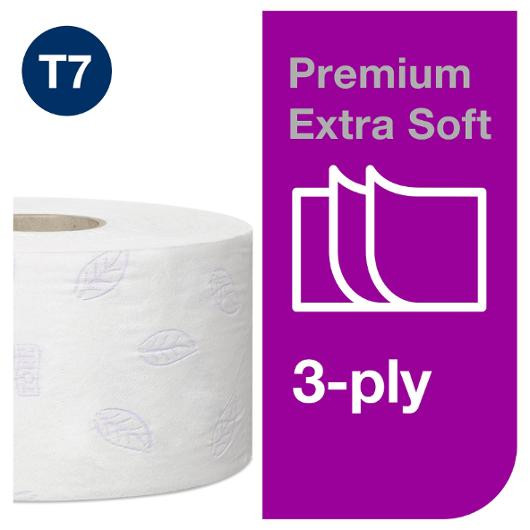 Toalettpapir Tork Premium 3L T2 120M (12 ruller)