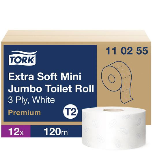 BildeToalettpapir Tork Premium 3L T2 120M (12 ruller)