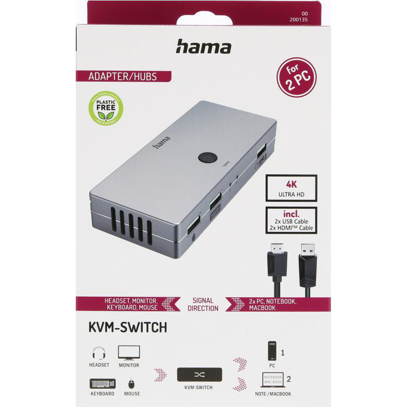 HAMA KVM Switch 4 Ports