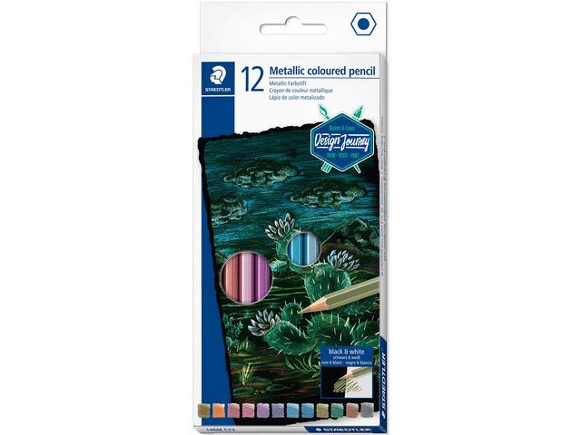 BildeFargeblyant Staedtler Metallic (12 stk)
