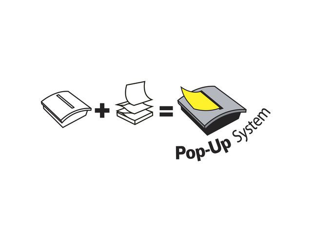 Notatblokk Post-It Ss Zn 76X76 Gul (12 stk)