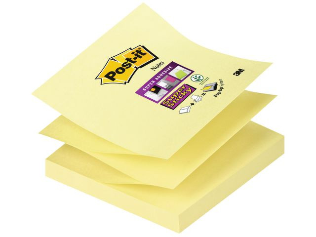 BildeNotatblokk Post-It Ss Zn 76X76 Gul (12 stk)