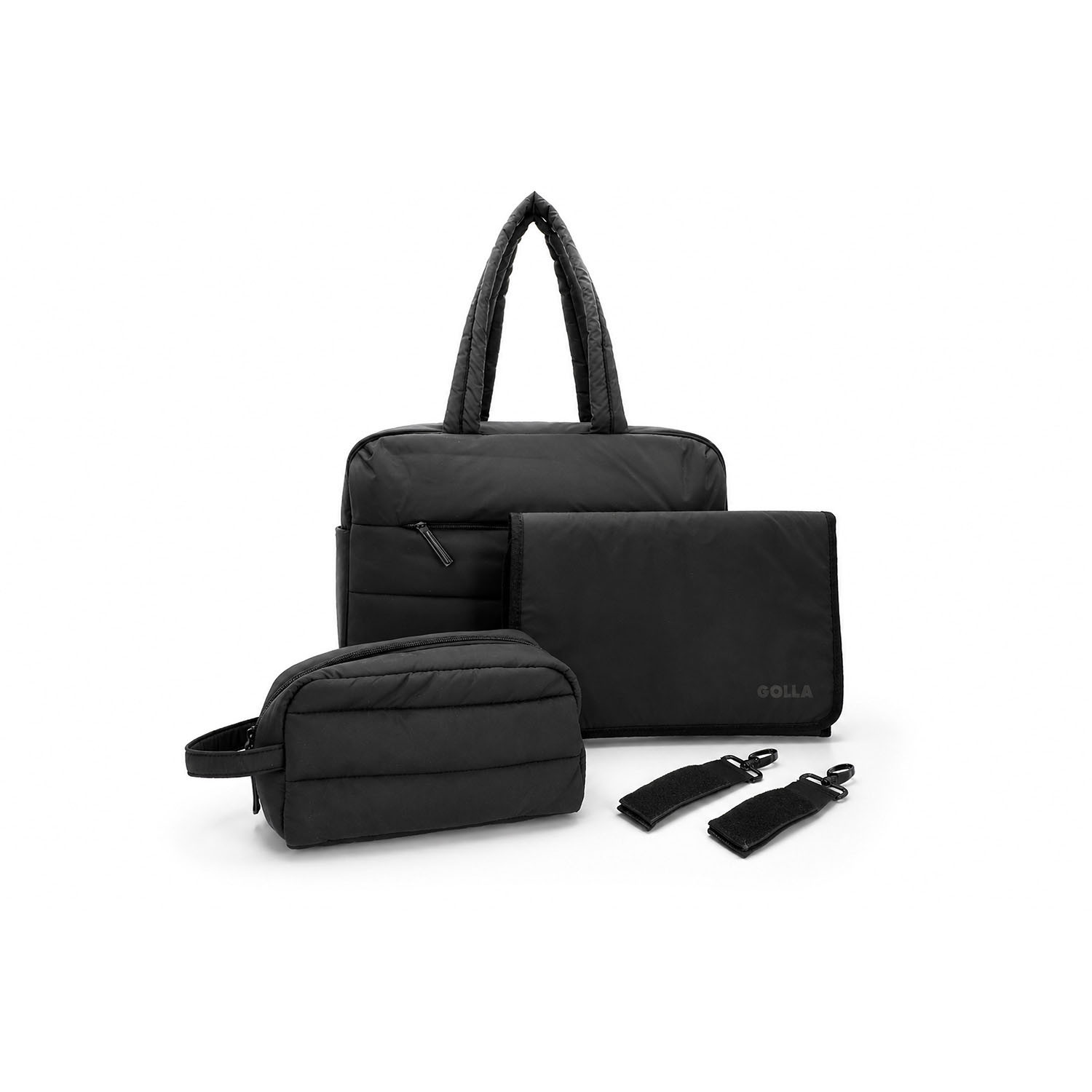 GOLLA Changing Bag Set Daisy Polyester Black