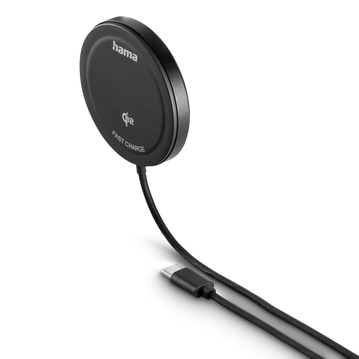 HAMA Wireless Qi2 Charging Fast Charging 15W Black