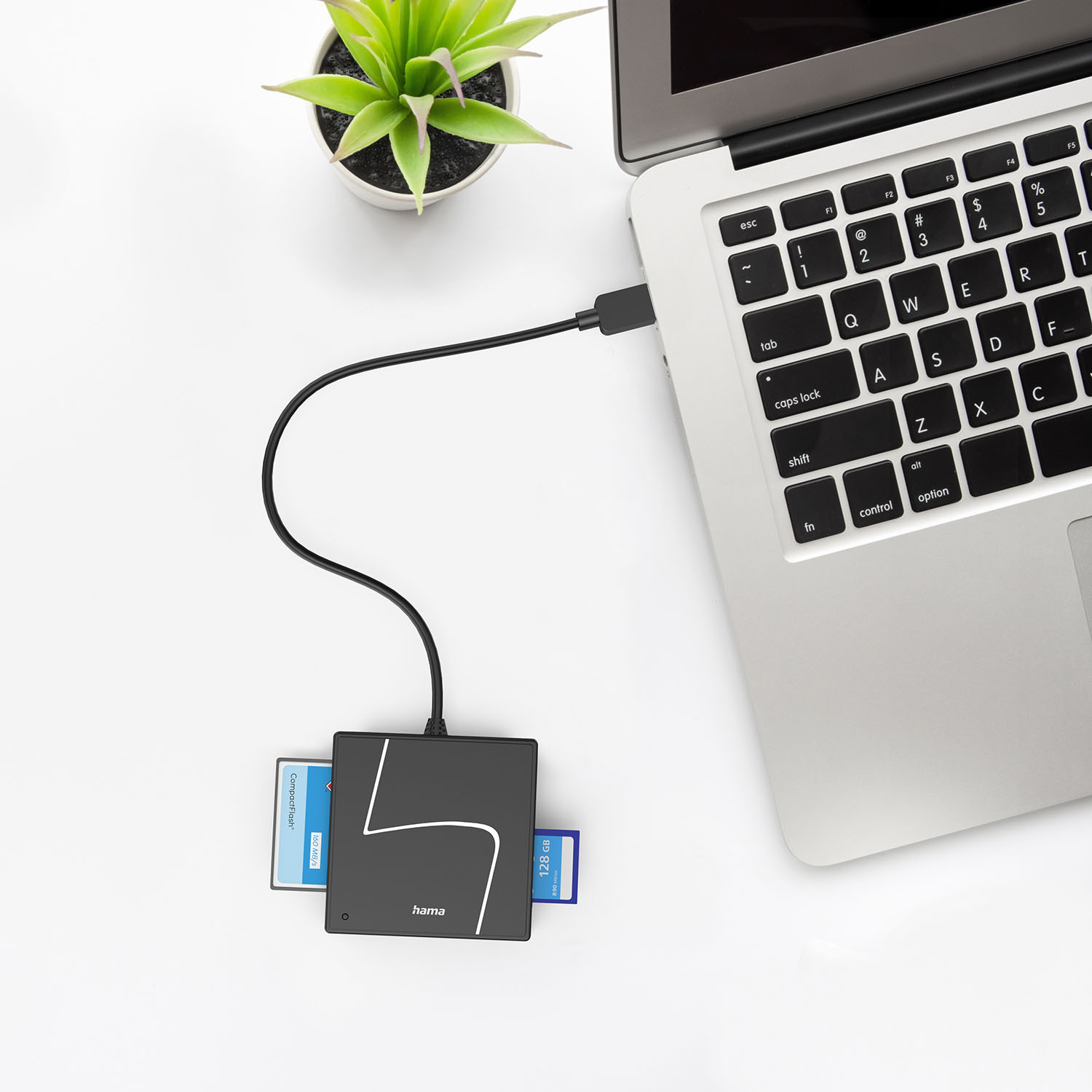 HAMA Card Reader USB 3.2 SD/micro SD/CF