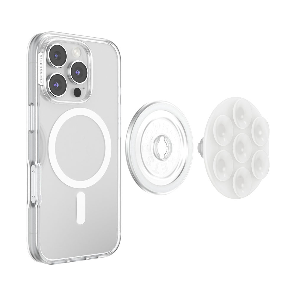 POPSOCKETS MagSafe Suck-Up Grip Clear