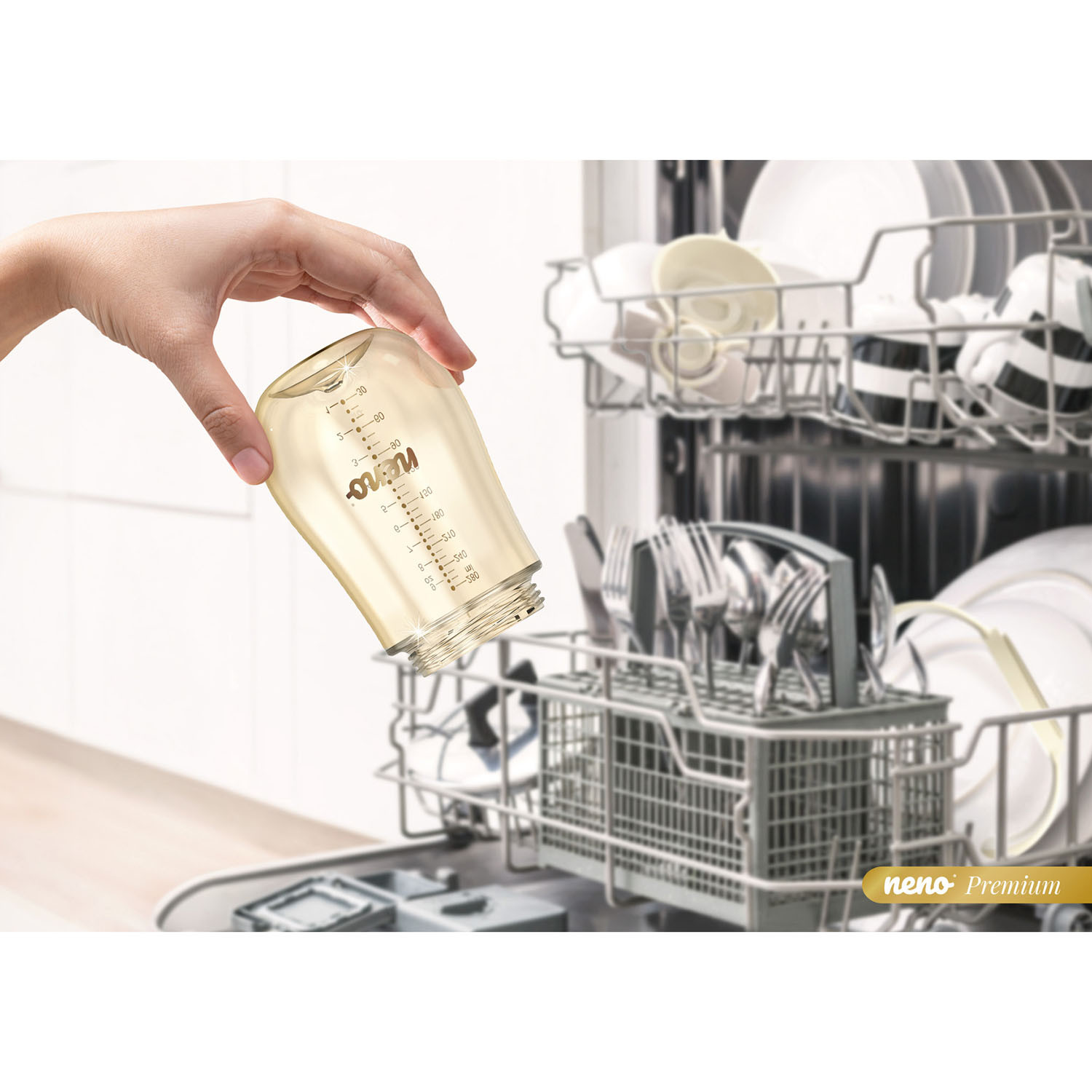 NENO Water Bottle MIO2 Brown 280ml