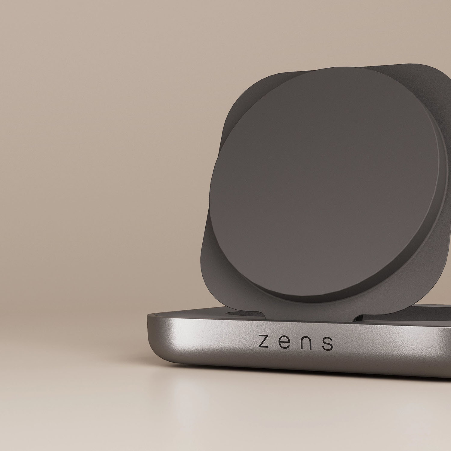 ZENS Magnetic Nightstand Charger Qi2 15W Fast Charge Black