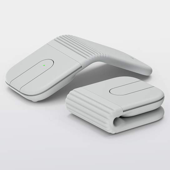 LOGITECH Mobi Fold Ultra-portable Mouse, White