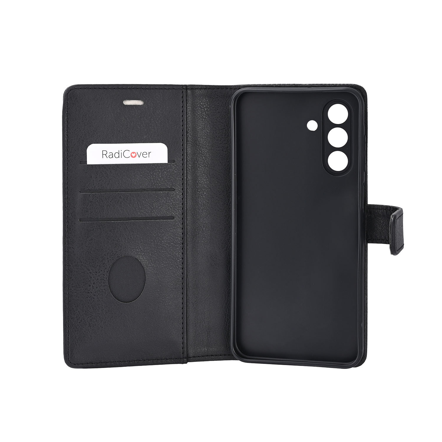 RADICOVER Flipcov Anti Radiation RFID 3 card Samsung Galaxy A57 5G Black PU