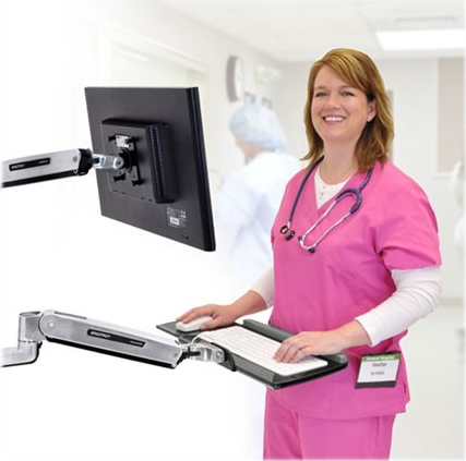 ERGOTRON LX Sit Stand Wall Mount System