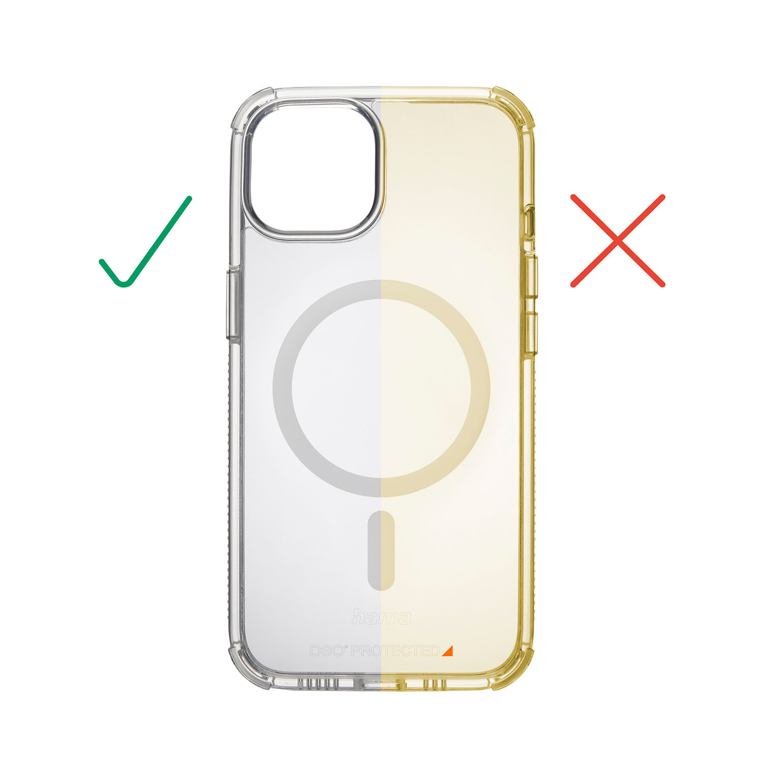 HAMA Extreme Protect MagCase iPhone 15 Plus Transparent