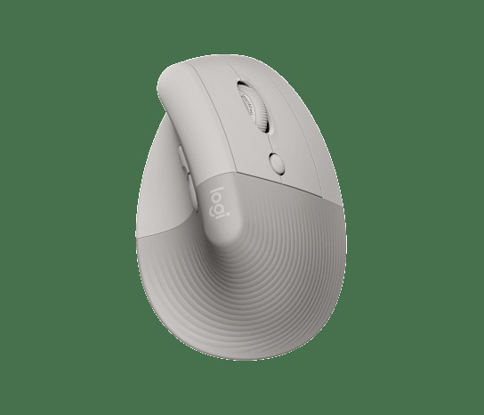 LOGITECH Lift Vertical Ergonomic Mouse, Sand