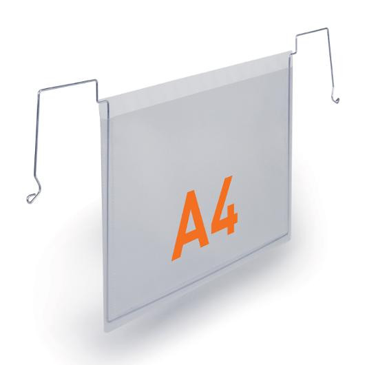 Plastlommer Durable M/Oppheng Pp A4 (50 stk)