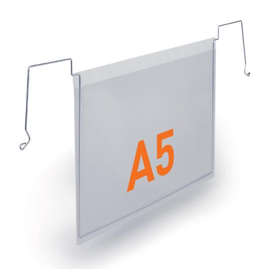 Plastlommer Durable M/Oppheng Pp A5 (50 stk)
