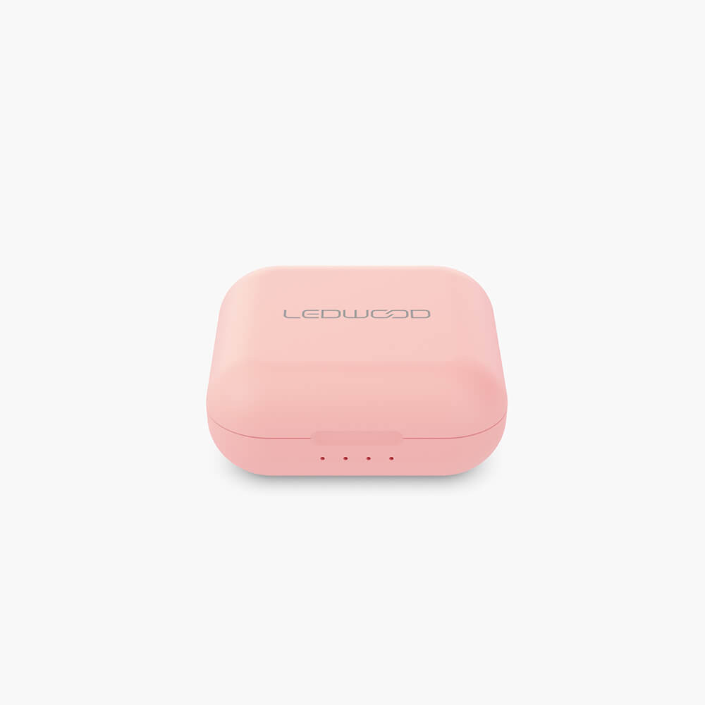 LEDWOOD Hodetelefon Hubble TWS True Wireless In-Ear Rosa Mic
