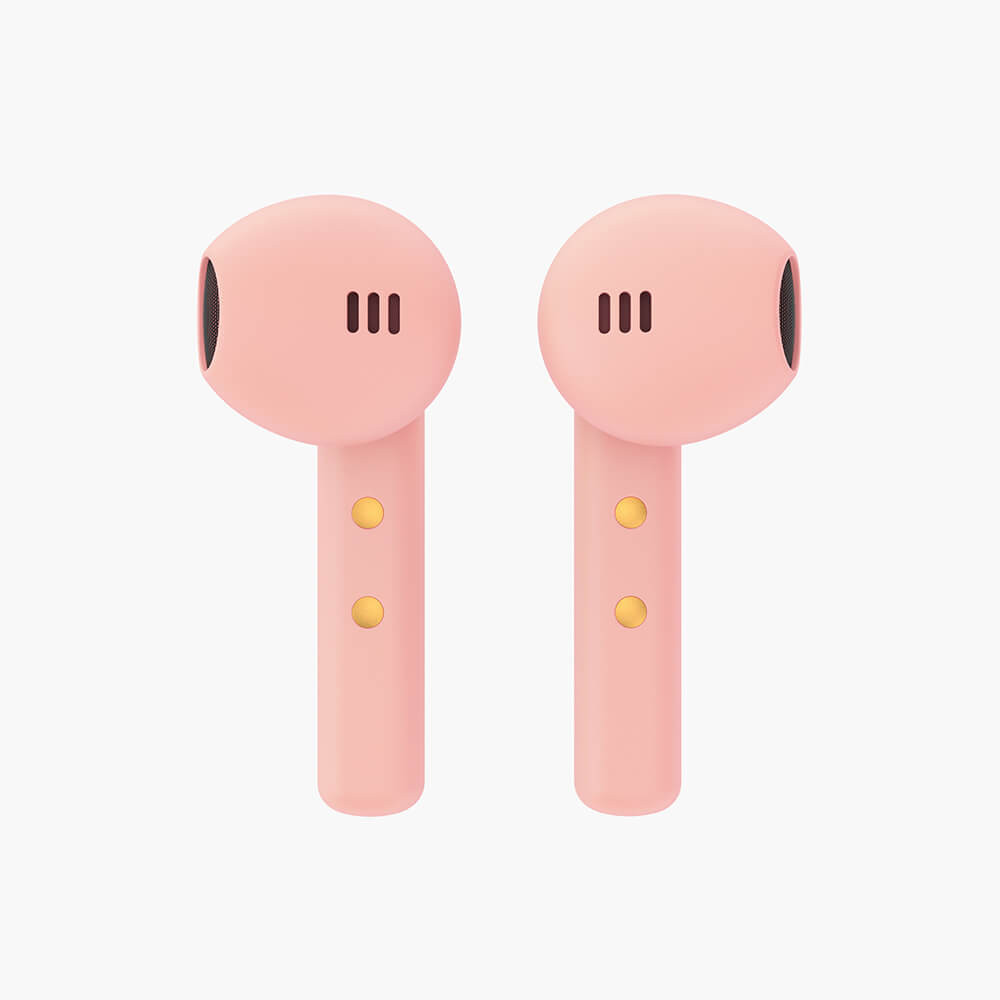 LEDWOOD Hodetelefon Hubble TWS True Wireless In-Ear Rosa Mic