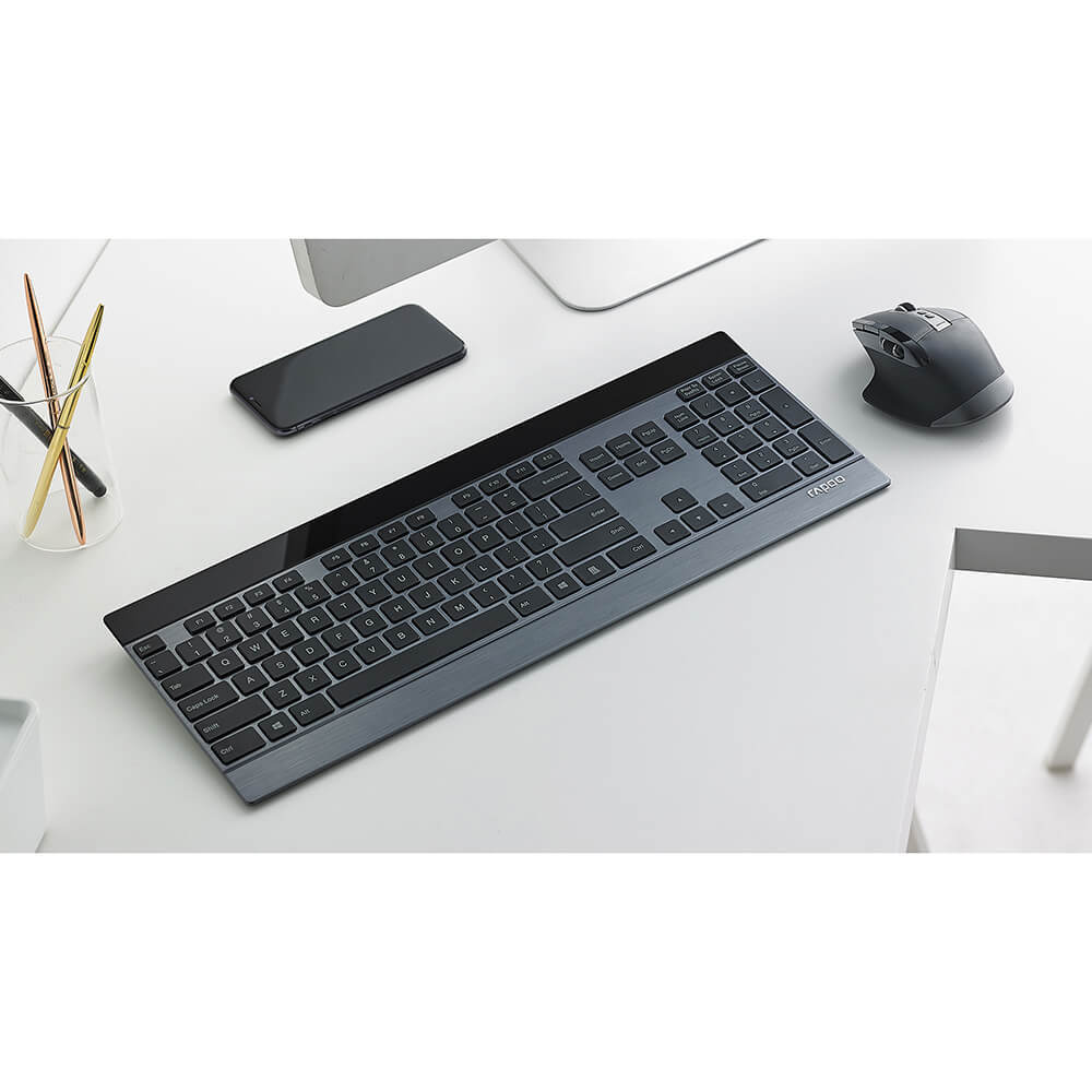 RAPOO Keyboard/Mice Set 9900M Wireless Multi-Mode Black