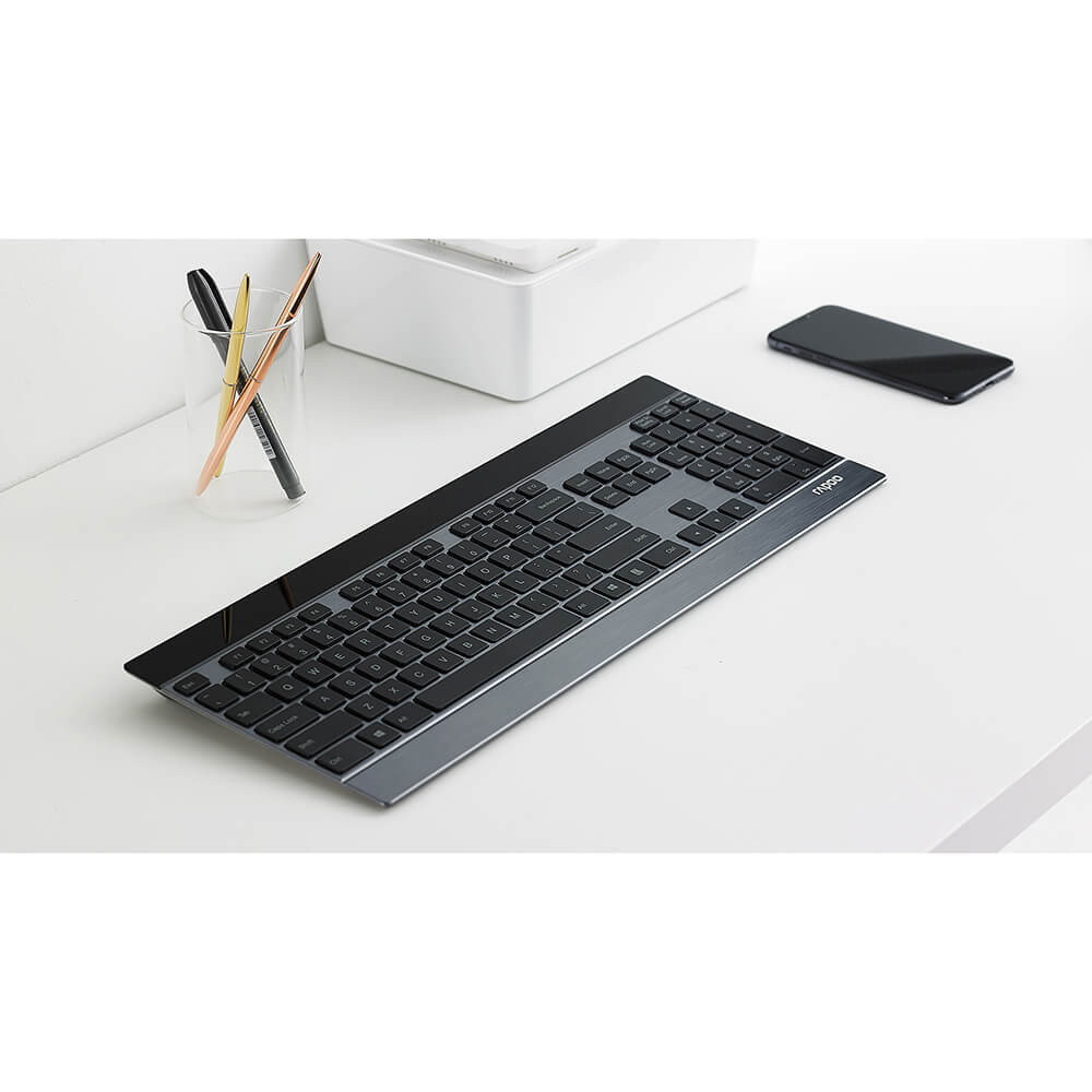 RAPOO Keyboard/Mice Set 9900M Wireless Multi-Mode Black