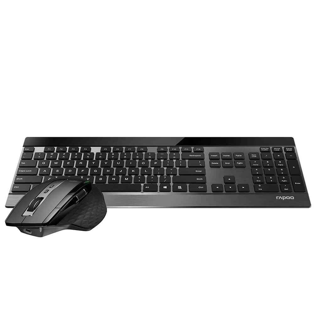 RAPOO Keyboard/Mice Set 9900M Wireless Multi-Mode Black
