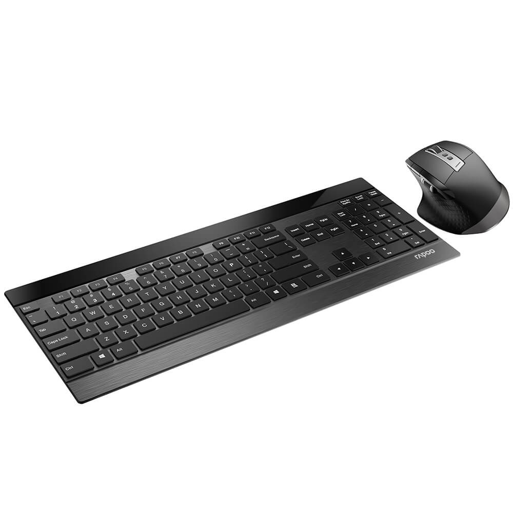 RAPOO Keyboard/Mice Set 9900M Wireless Multi-Mode Black