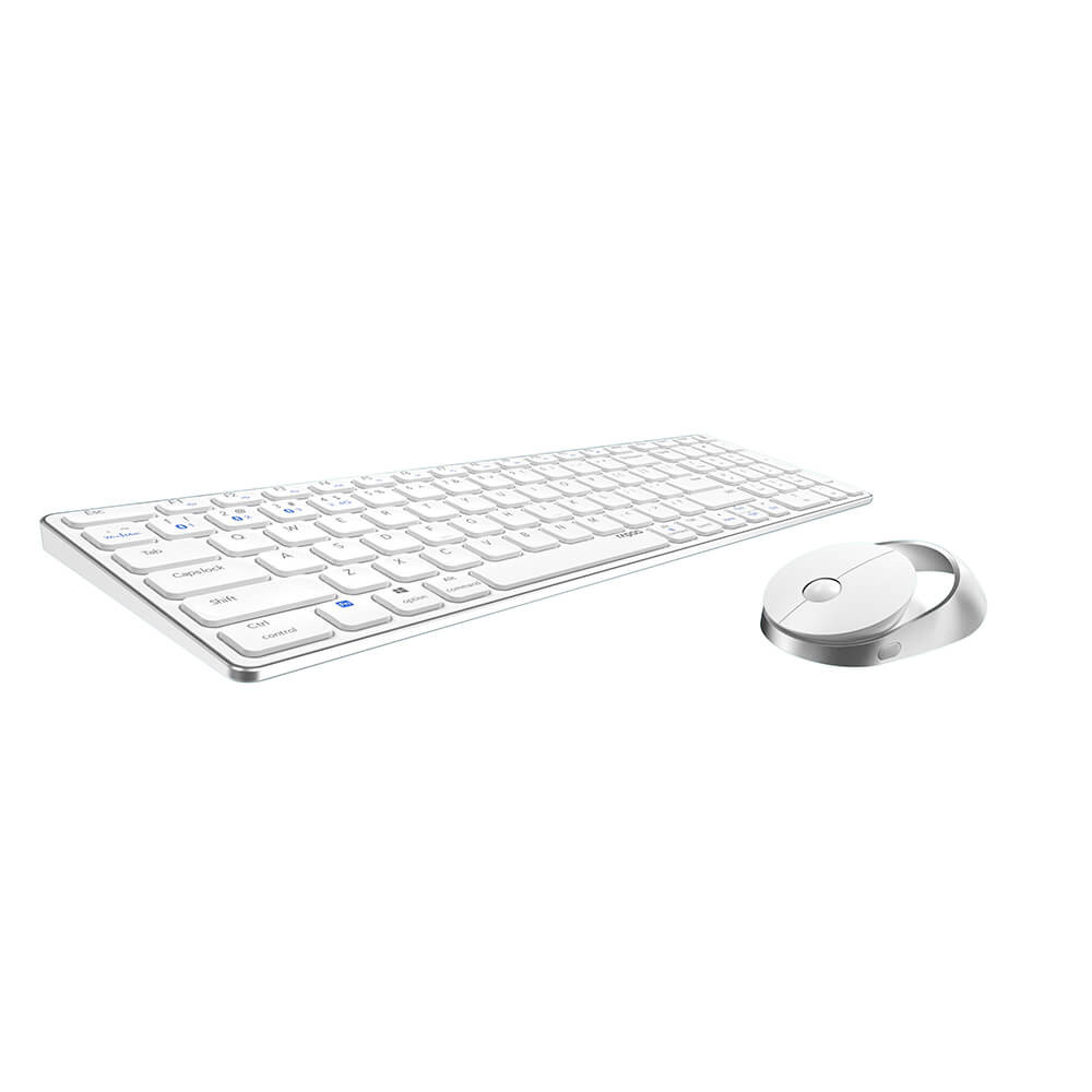 RAPOO Keyboard/Mice Set 9750M Wireless Multi-Mode White