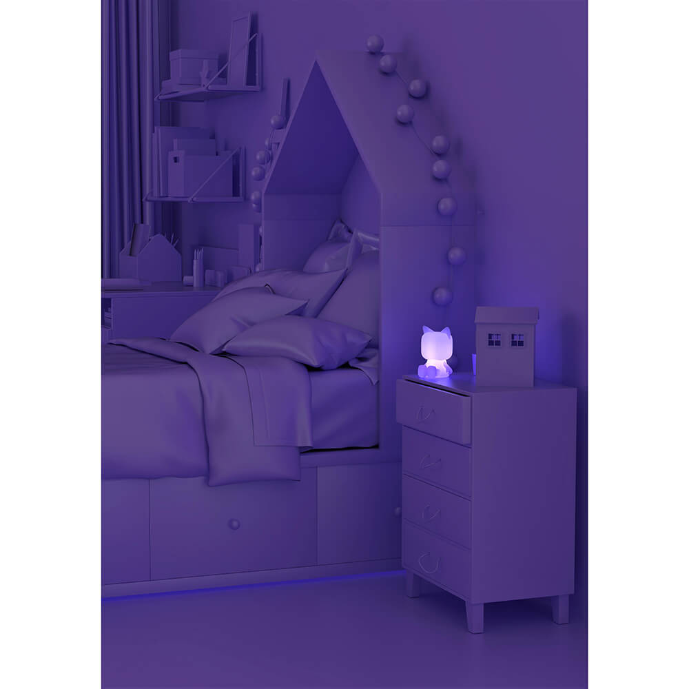 MOB Cute Animal Light Cat Multicolor