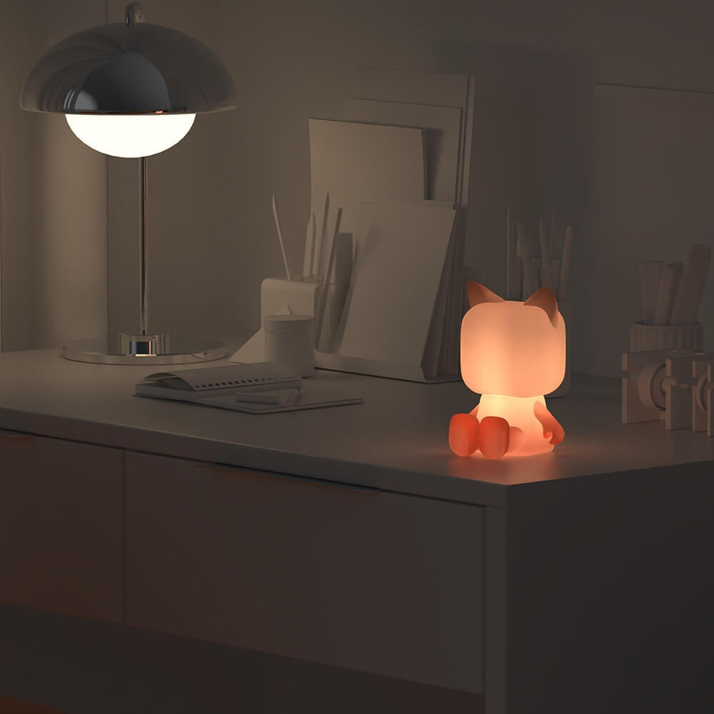 MOB Cute Animal Light Cat Multicolor