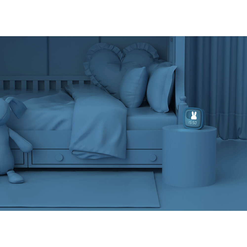 MOB Alarm Clock with Light Billy Clock Dark Blue