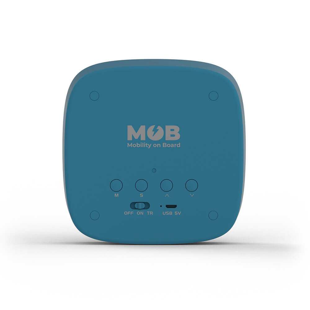 MOB Alarm Clock with Light Billy Clock Dark Blue