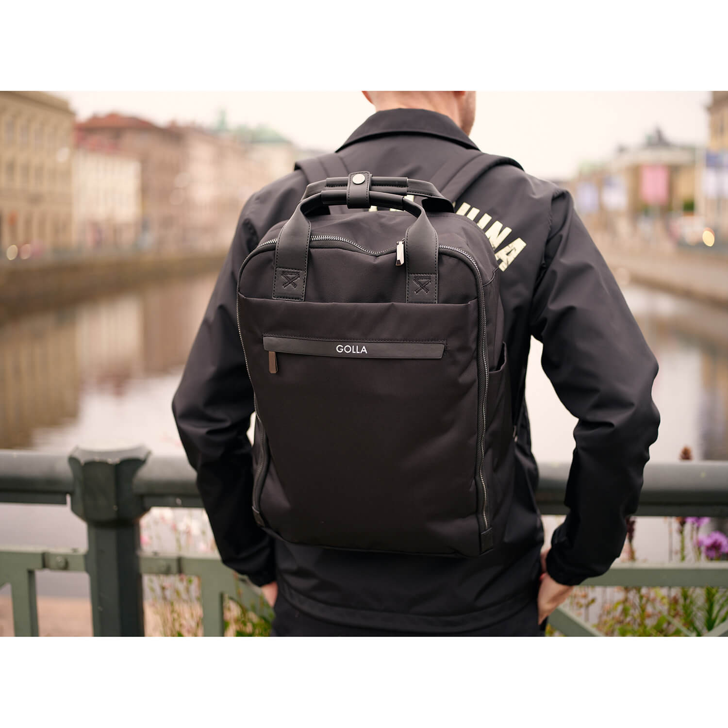 GOLLA Backpack Orion 13 litres Nylon and PU 15.6" Black