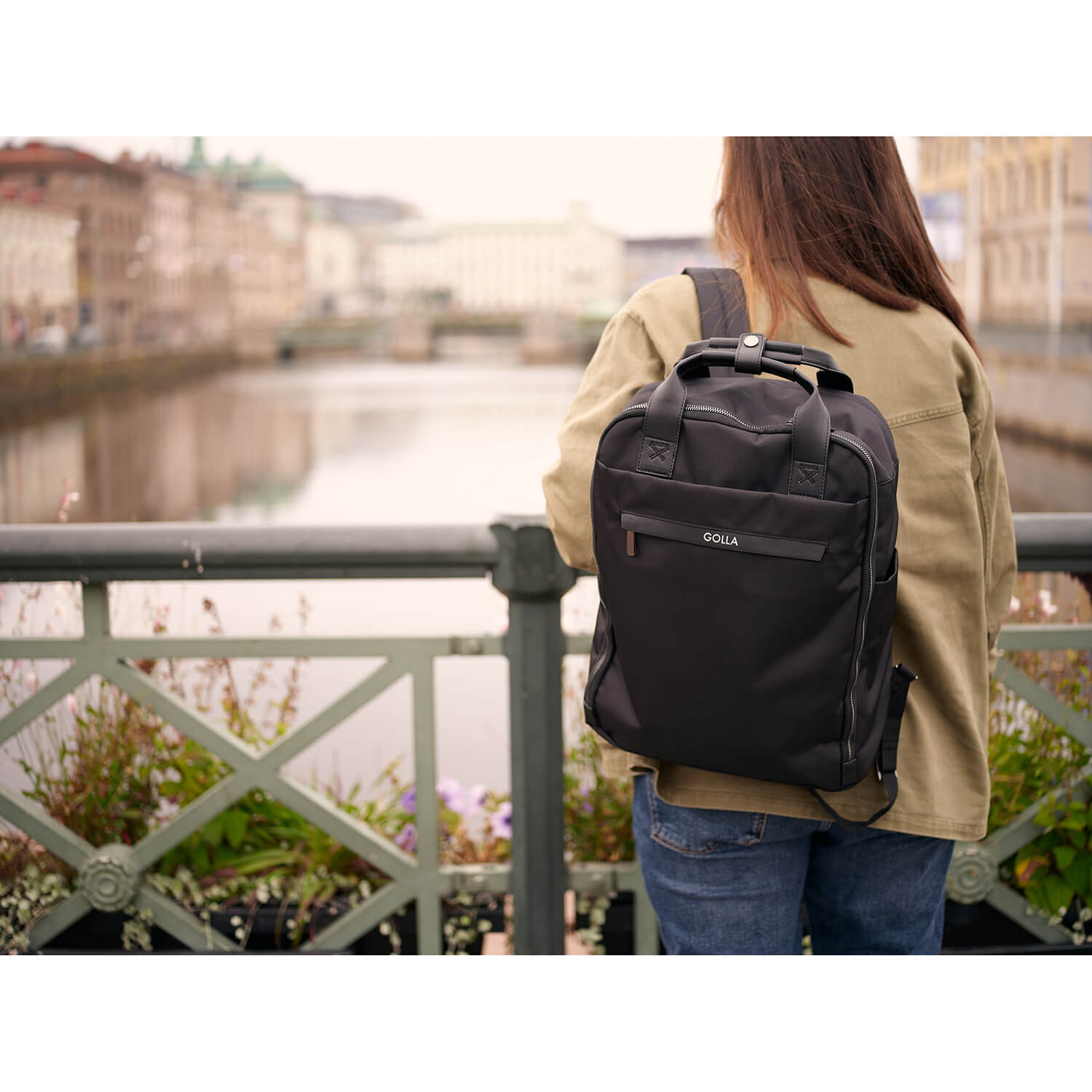 GOLLA Backpack Orion 13 litres Nylon and PU 15.6" Black