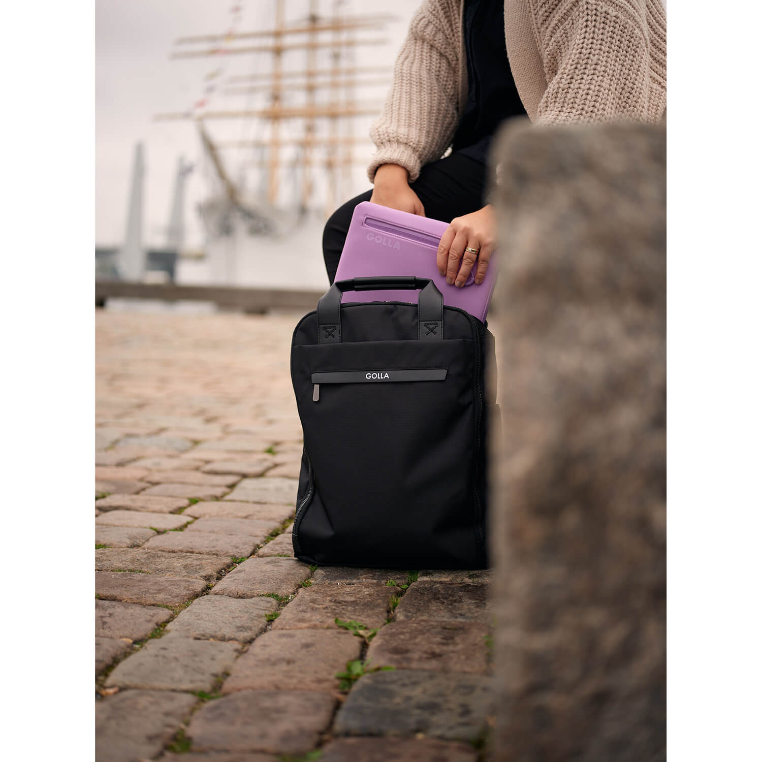 GOLLA Backpack Orion 13 litres Nylon and PU 15.6" Black