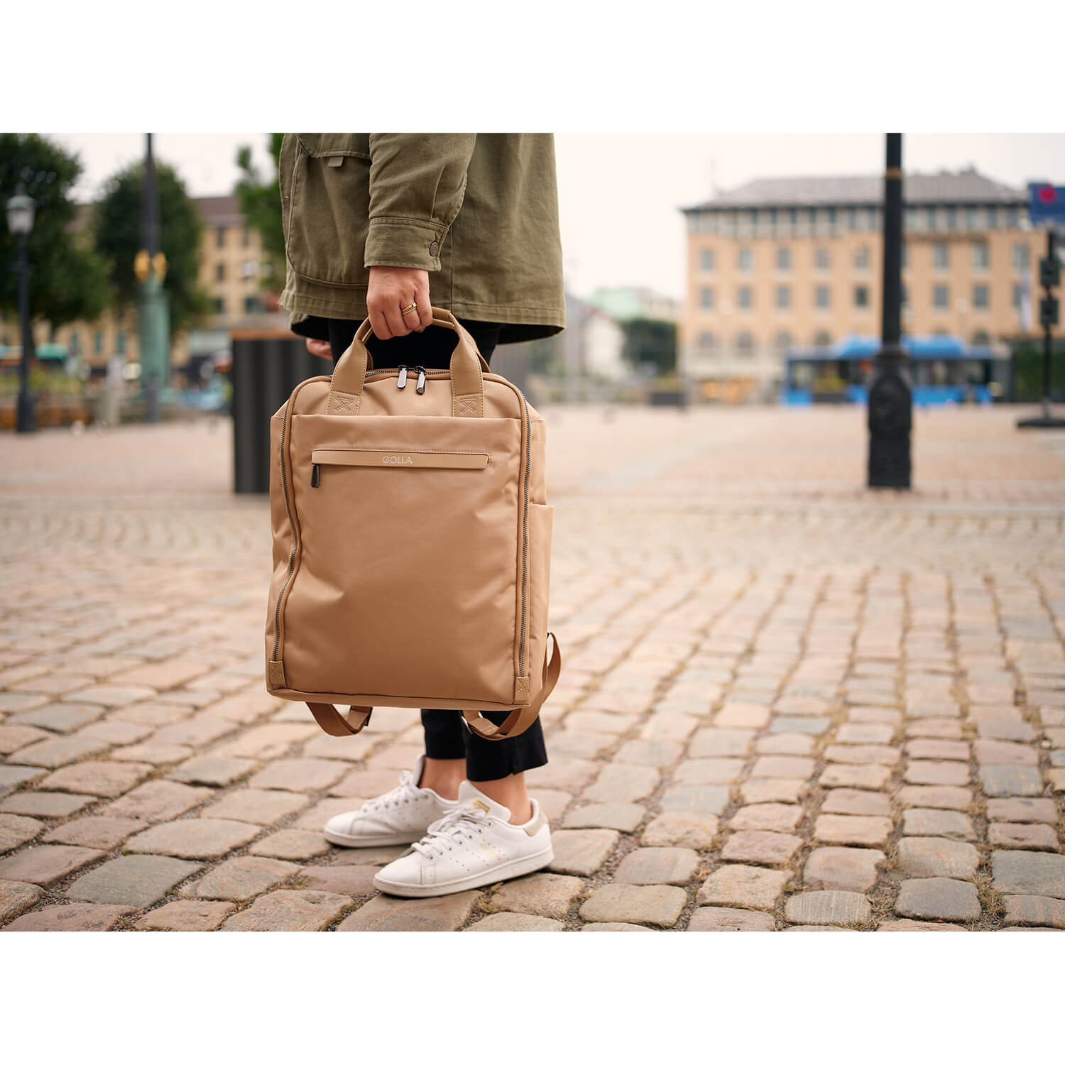 GOLLA Backpack Orion 13 litres Nylon and PU 15.6" Coffee