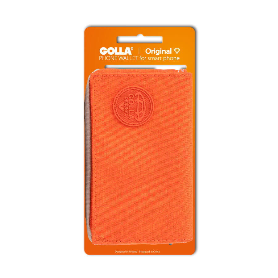 GOLLA ORIGINAL Phone Wallet Universal Amber G1687