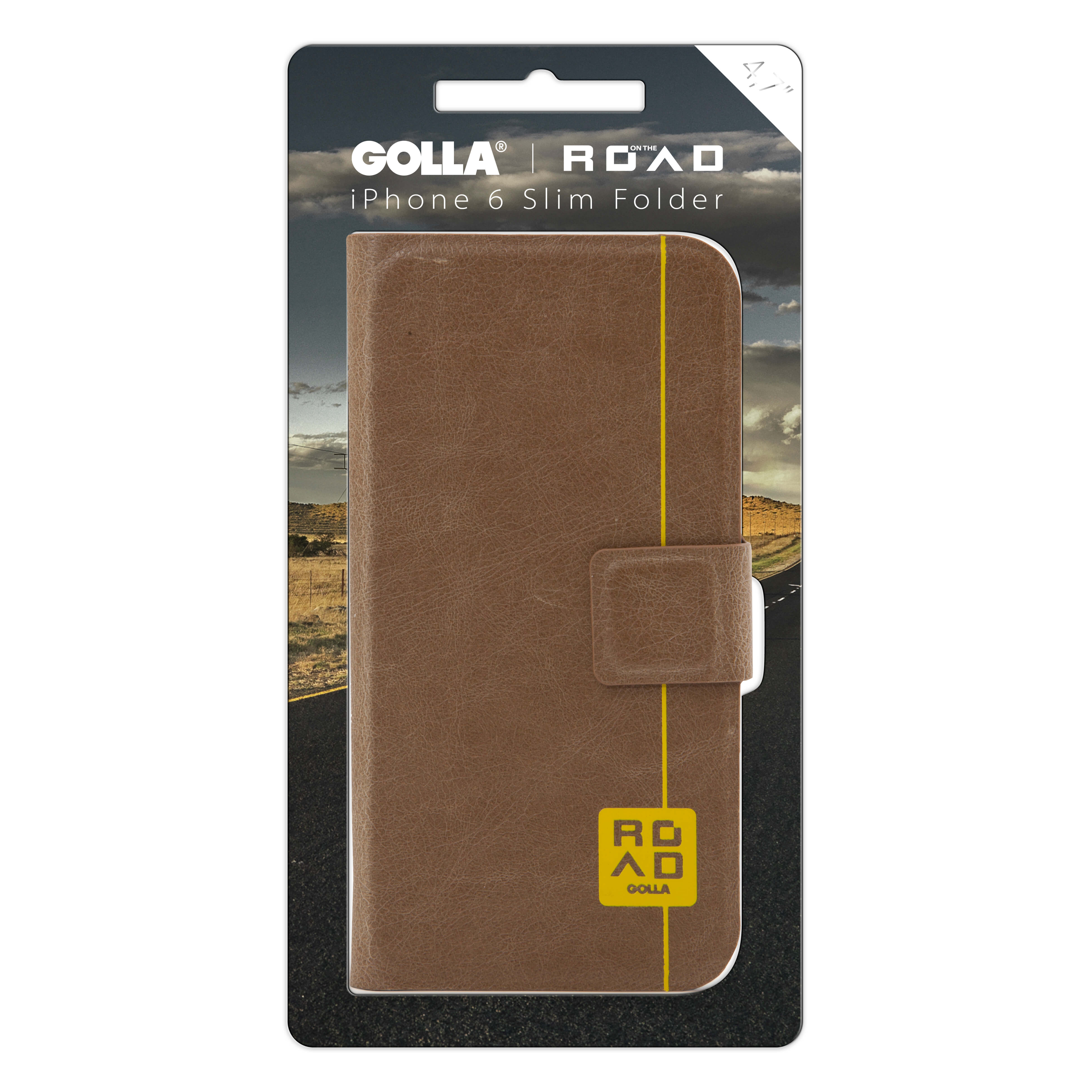 GOLLA ROAD iPhone6/6S 4,7 Booklet Slim Taupe