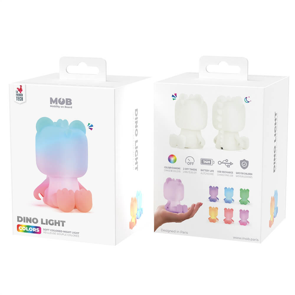 MOB Cute Animal Light Dino Multicolor