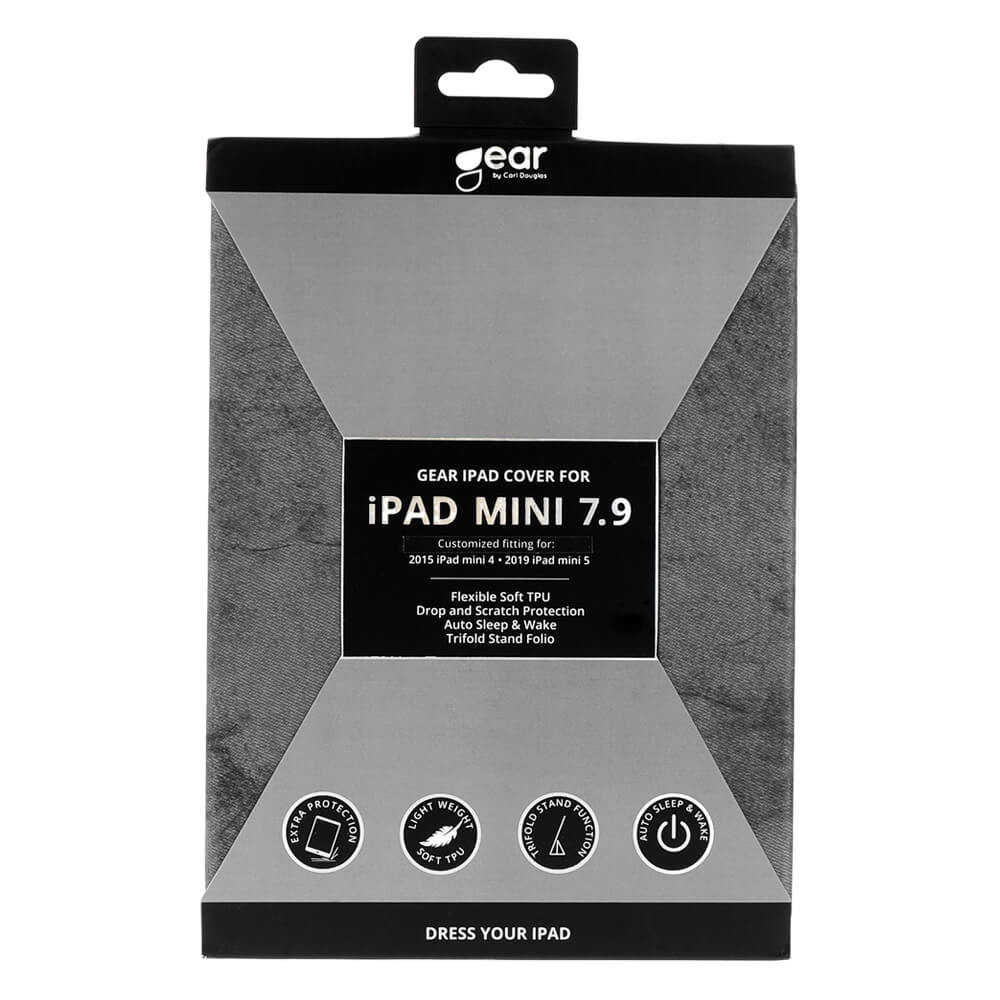 GEAR iPadveske Grå iPad Mini 7,9" 2019 plass til Apple Pencil