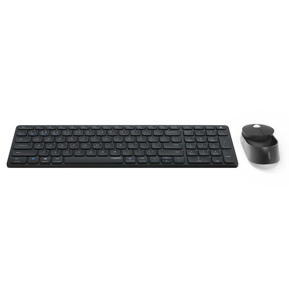 RAPOO Keyboard/Mice Set 9750M Wireless Multi-Mode Dark Grey