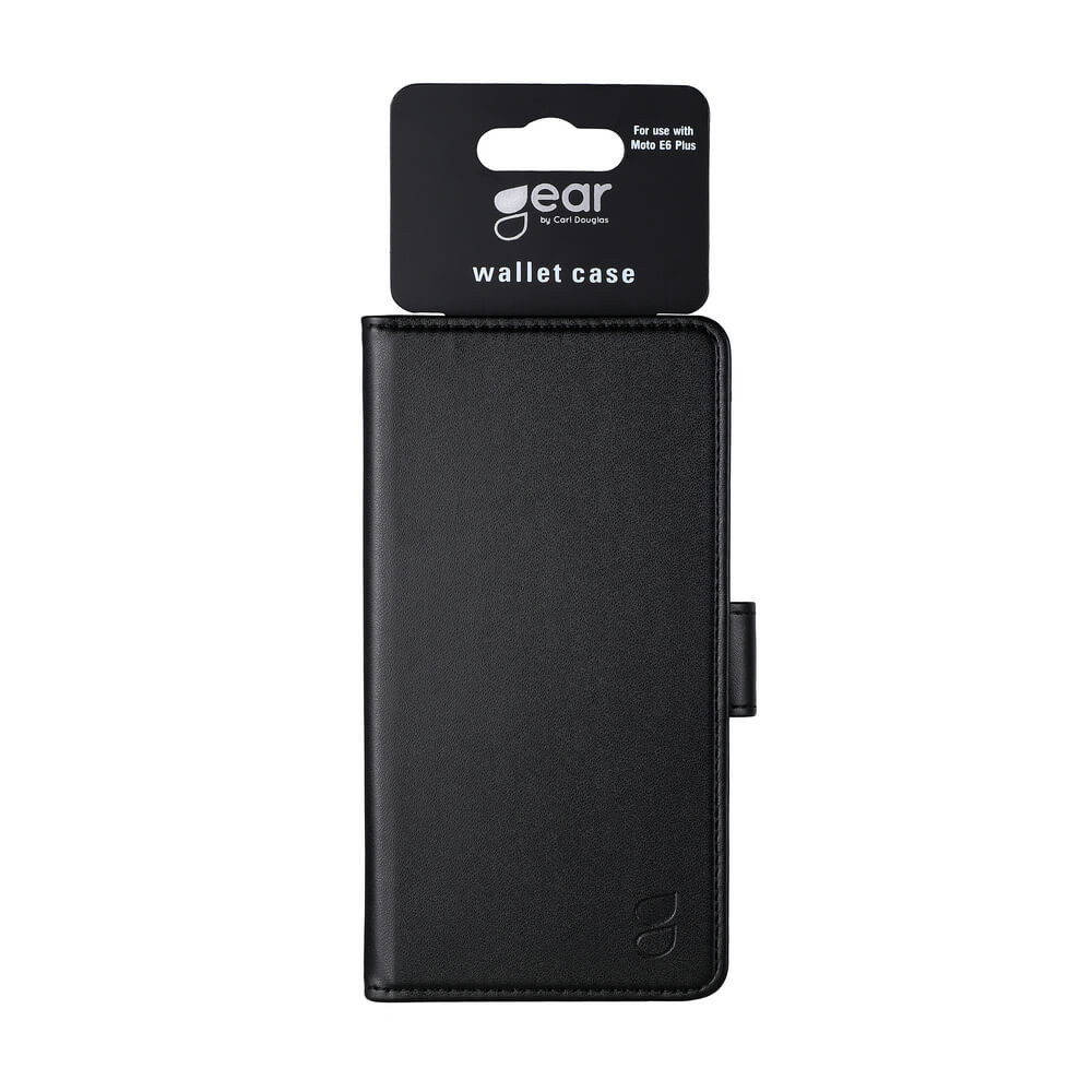 GEAR Lommebokveske svart Motorola E6 Plus