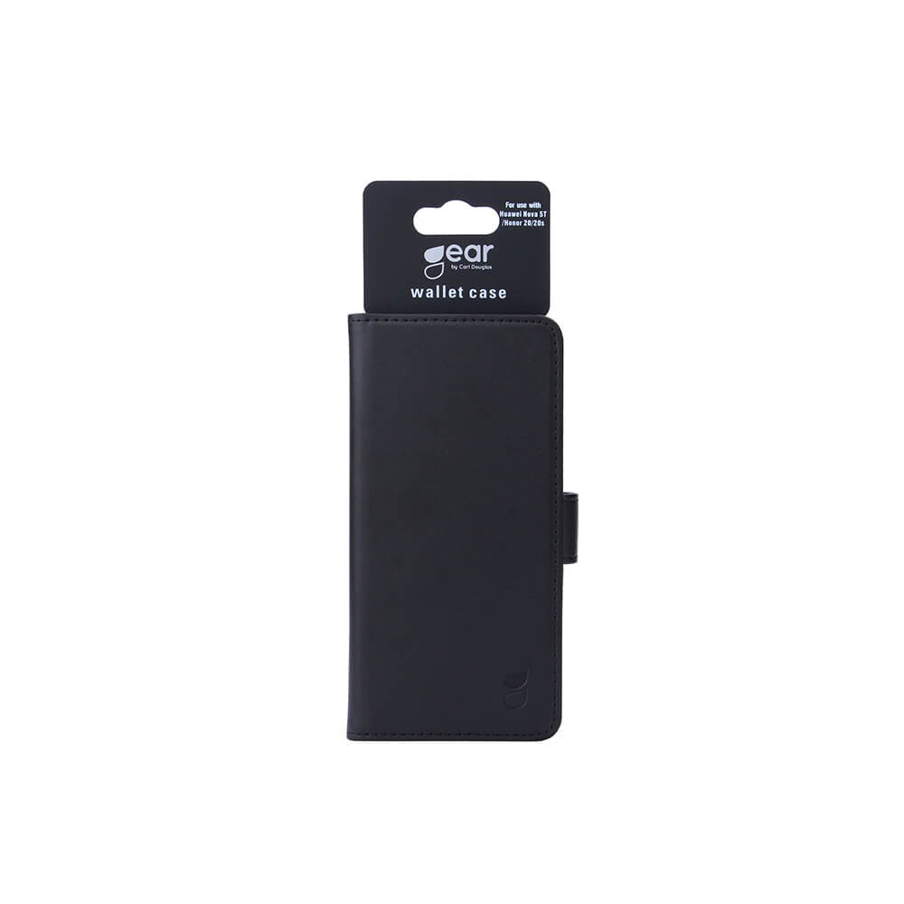 GEAR Lommebokveske svart Huawei Nova 5T / Honor 20/20s