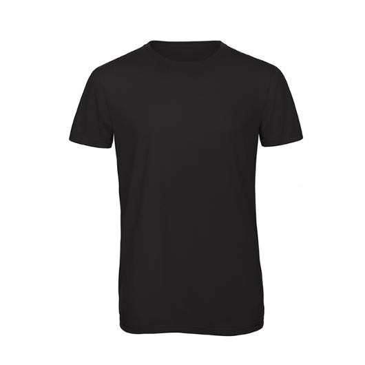 BildeT-Skjorte B&C Triblend Herre M Sort