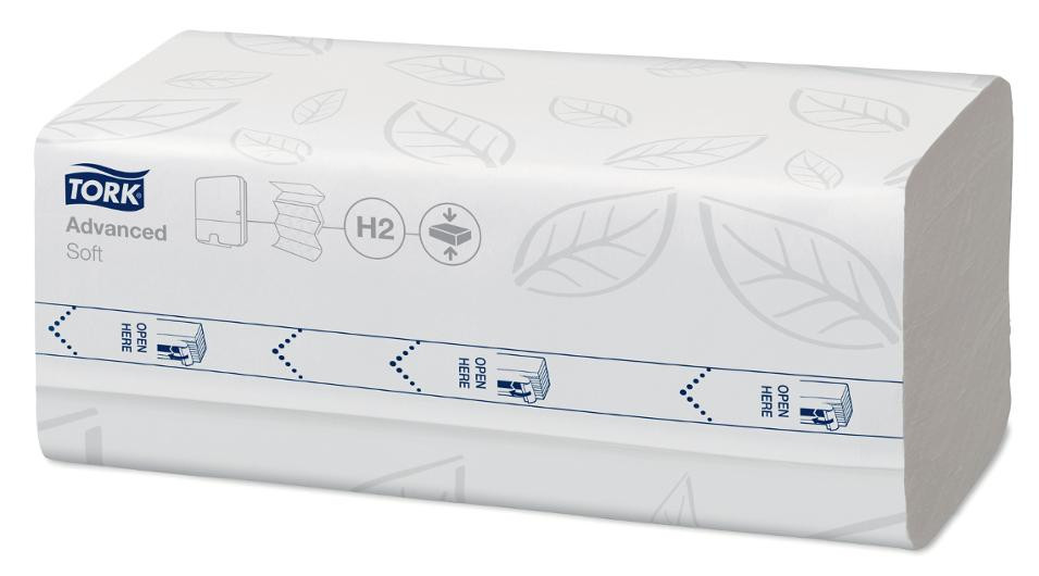 Tørkeark Tork Adv Z Komprim 2L H2 (2880 stk)