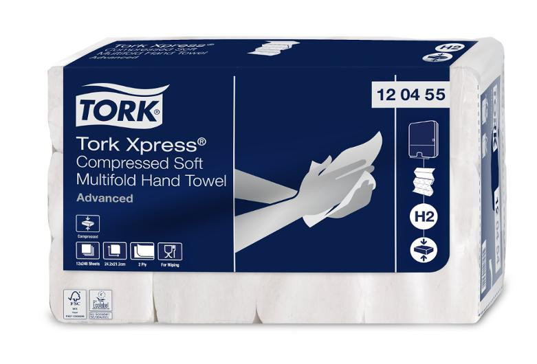 Tørkeark Tork Adv Z Komprim 2L H2 (2880 stk)