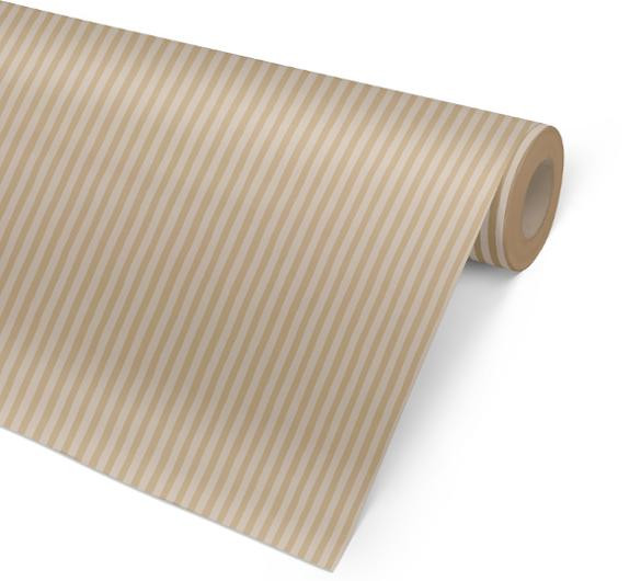 BildeDiskrull 57Cmx154M Kraft Stripes Hv/Gull