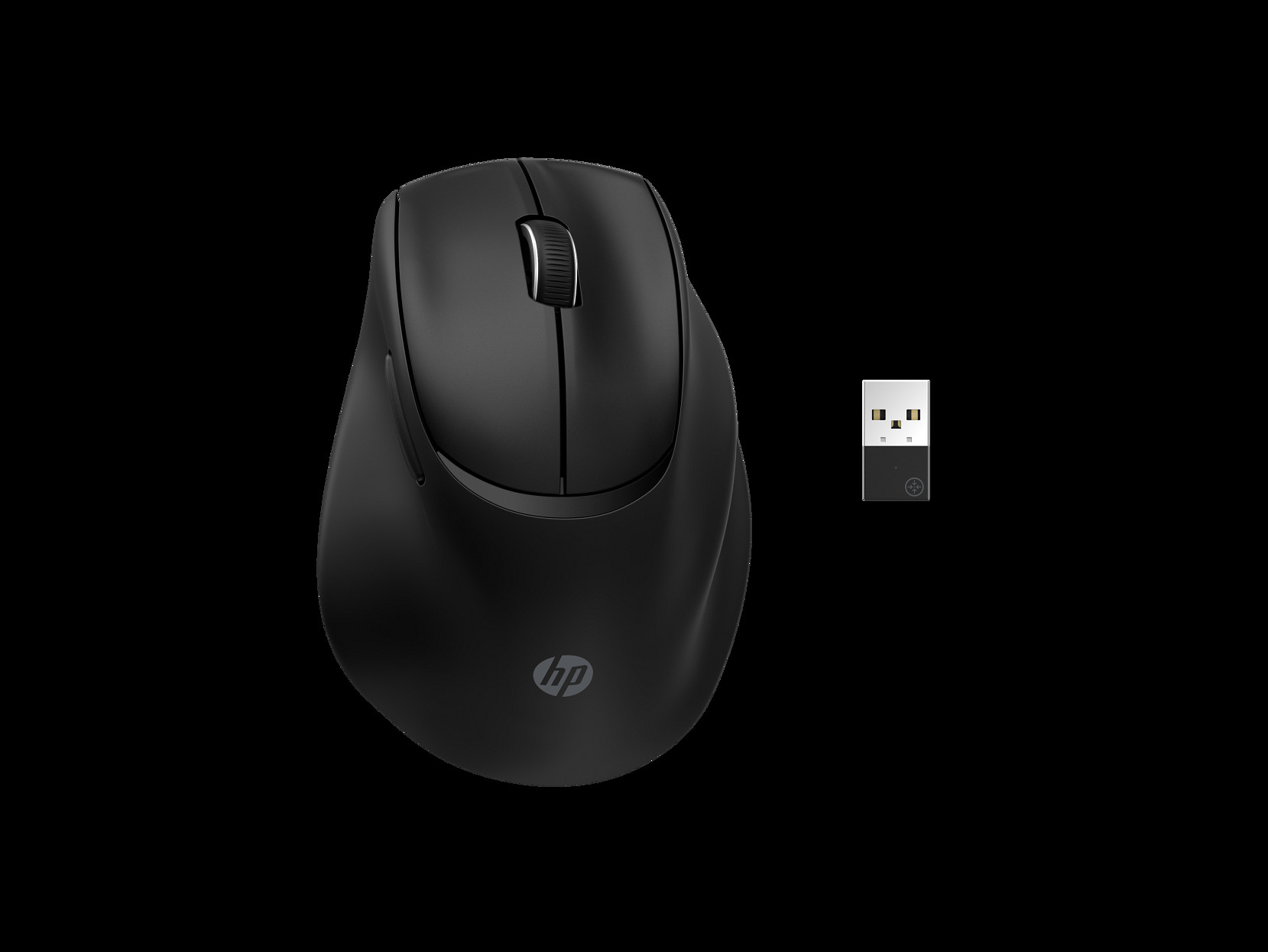 HP 725M Tilt Ergonomic Mouse Black