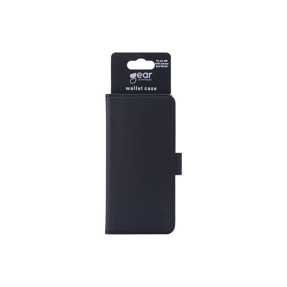 GEAR Lommebokveske svart Asus Zenfone MAX PRO M1