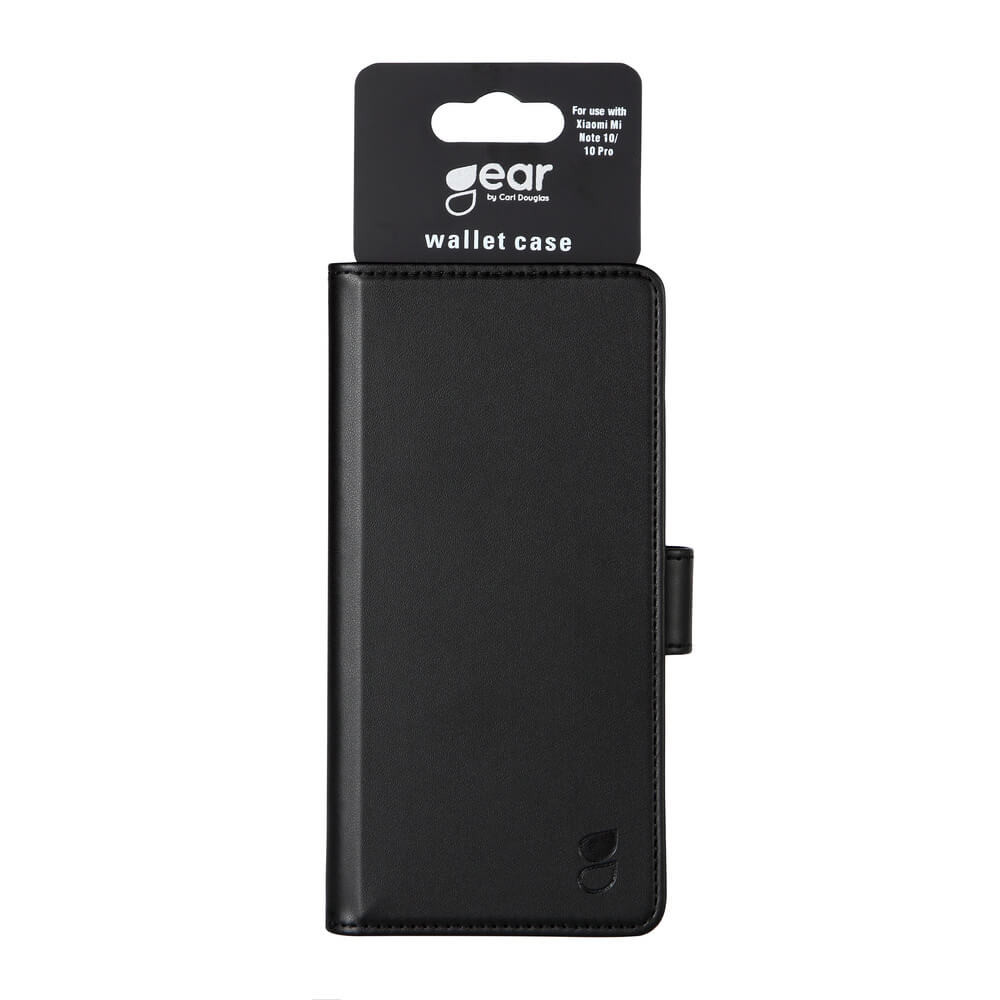 GEAR Lommebokveske svart Xiaomi Mi Note10 / Note10 Pro / CC9 Pro